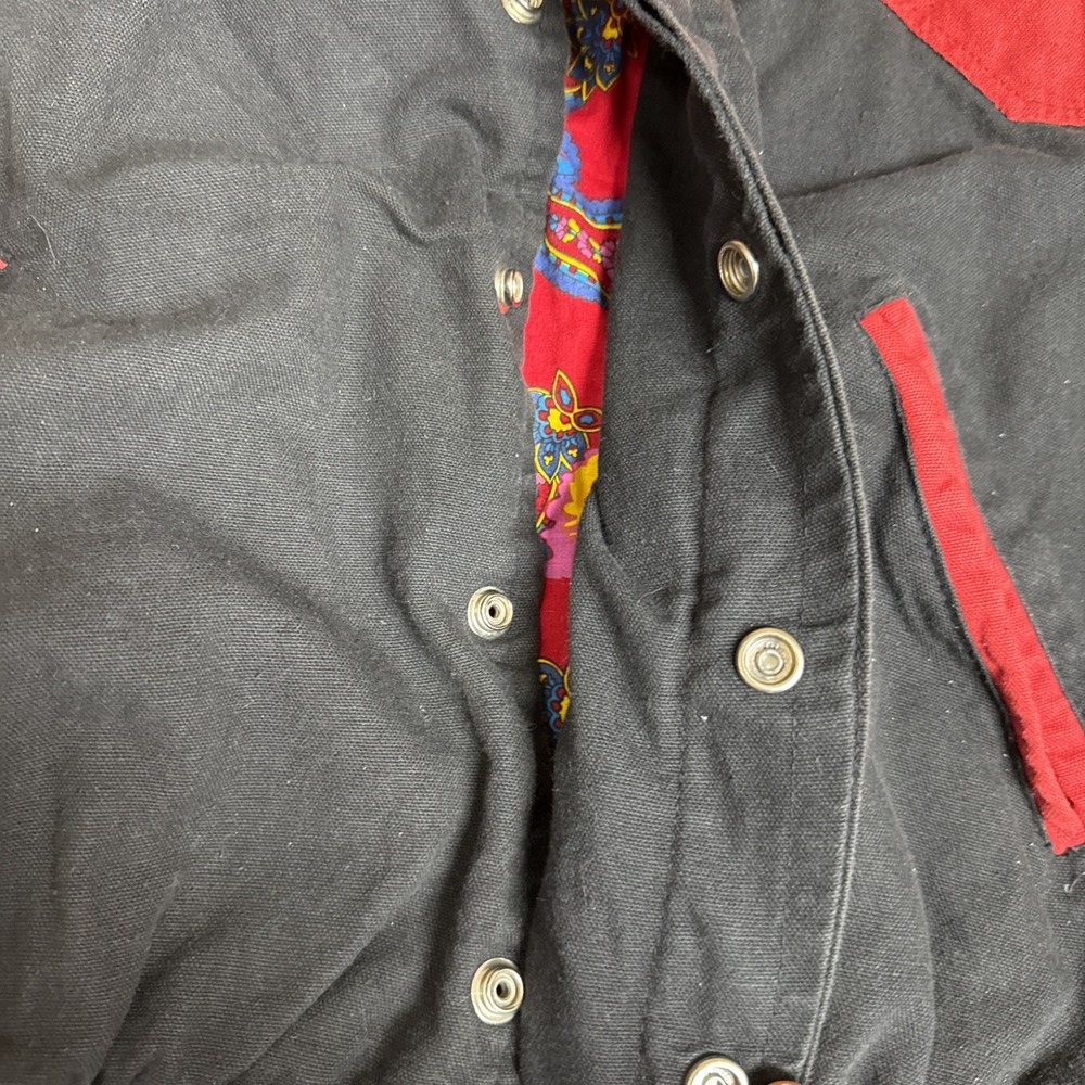 Vintage 70s Stormin Norman Miller Music Button Up Canvas‎ Vest - Picture 8 of 11